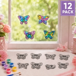 Butterfly Suncatchers - 12 Pk